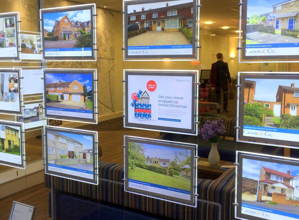 Estate Agency Window Display