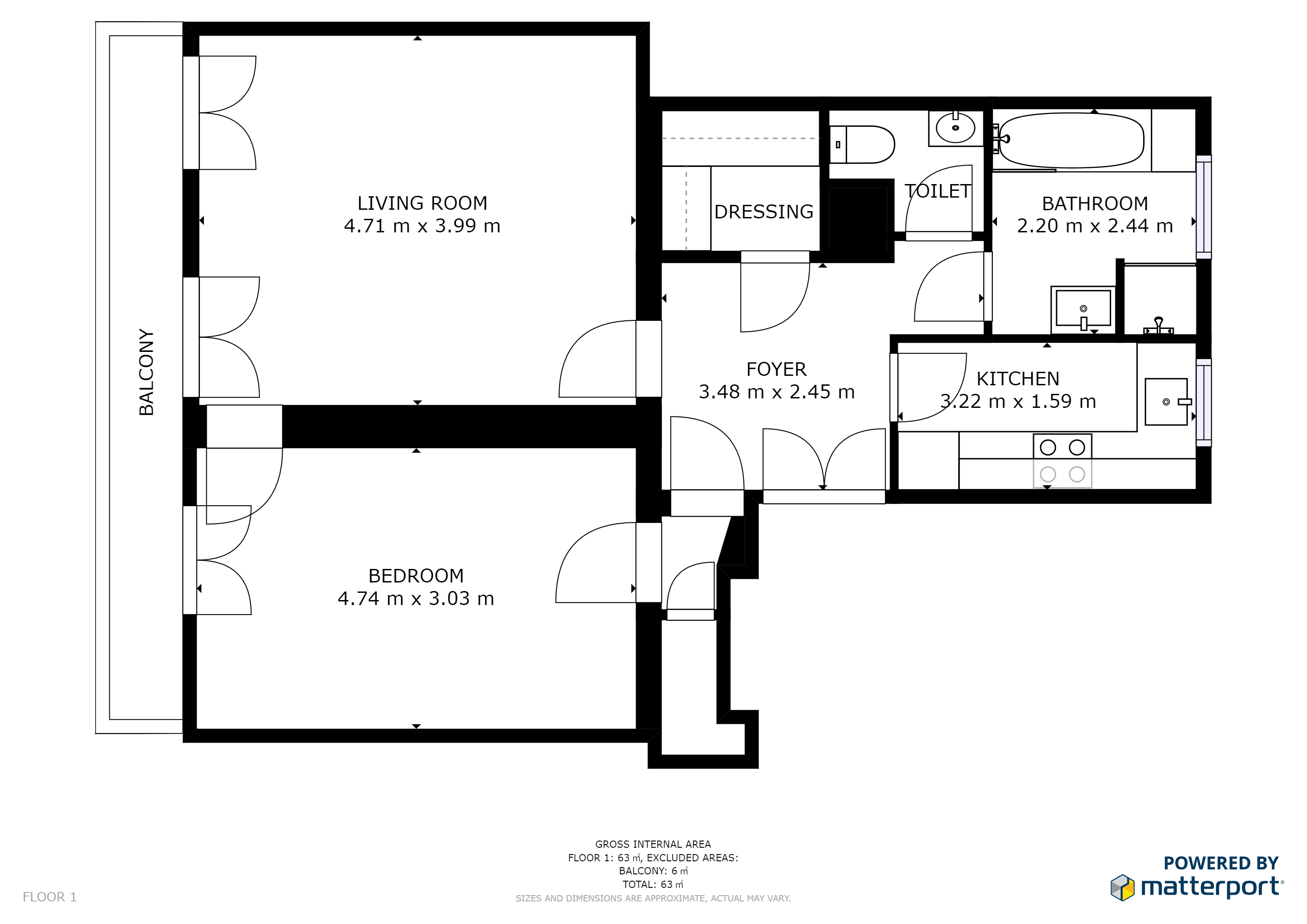 plan-matterport-appartement-paris-avec-cotes
